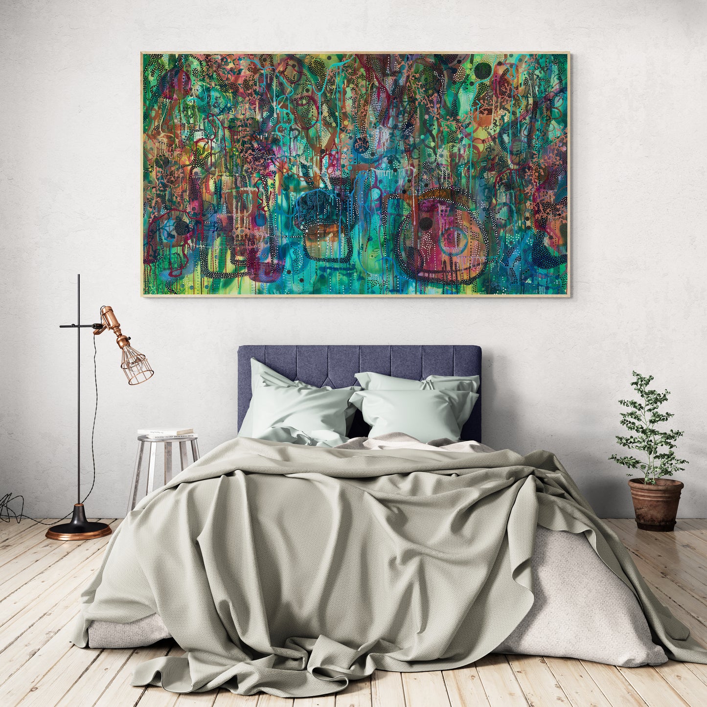 "Where We Meet" Canvas