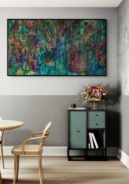 "Where We Meet" Canvas