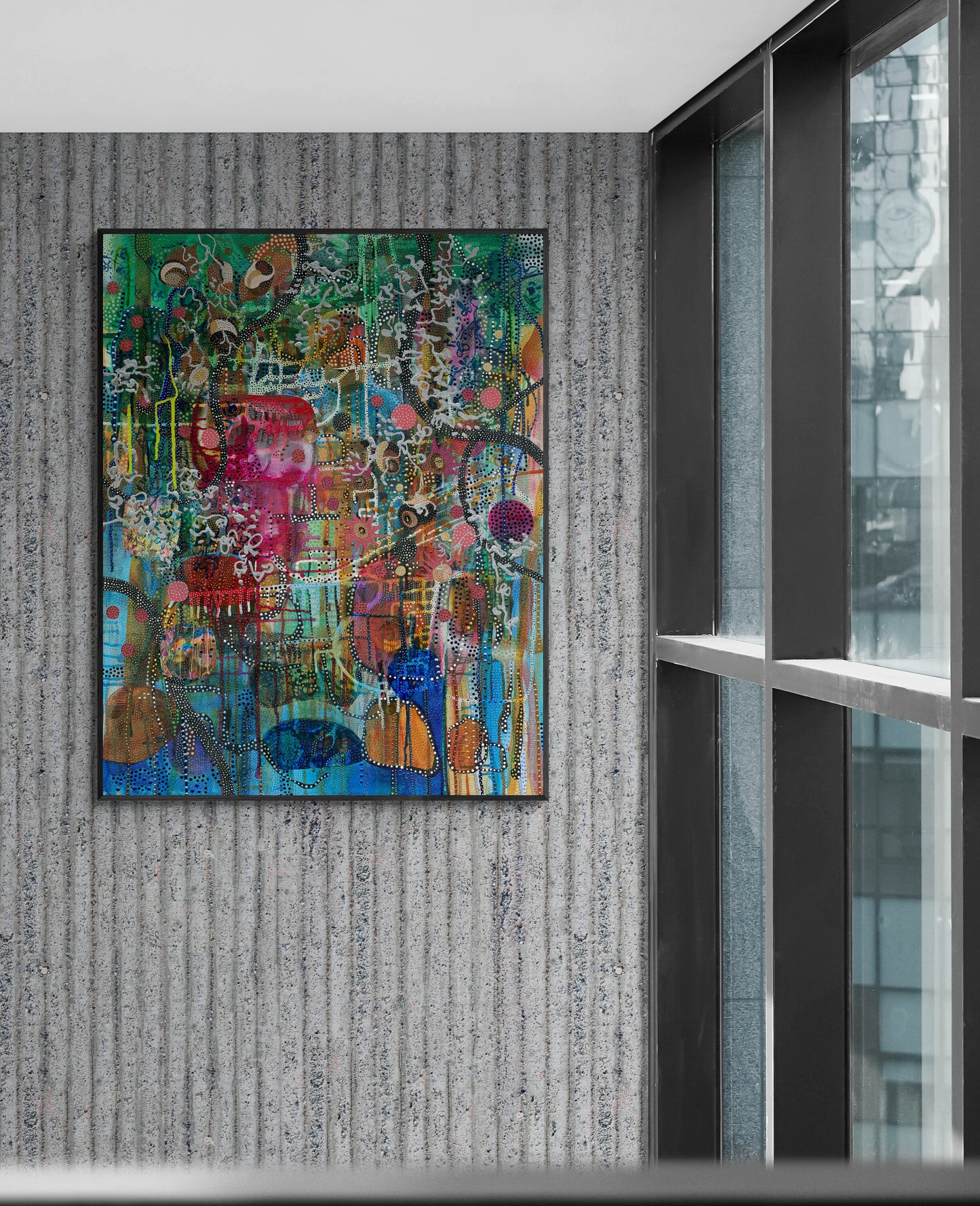 "Hold My Hand Under The Stars" Canvas