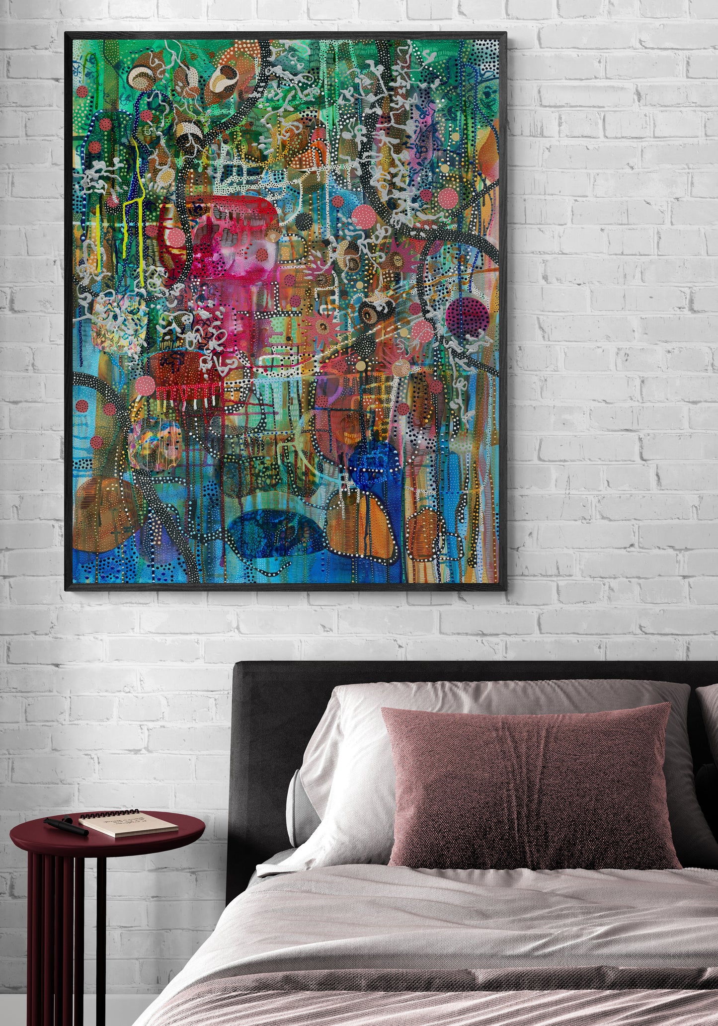 "Hold My Hand Under The Stars" Canvas