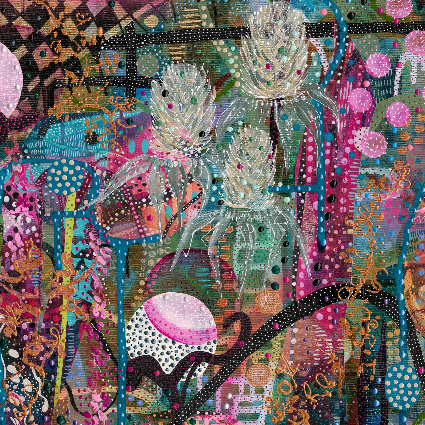 Evening Glitter Bloom