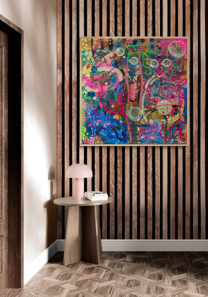 "Lullaby Lakes and Sleeping Giants" Canvas