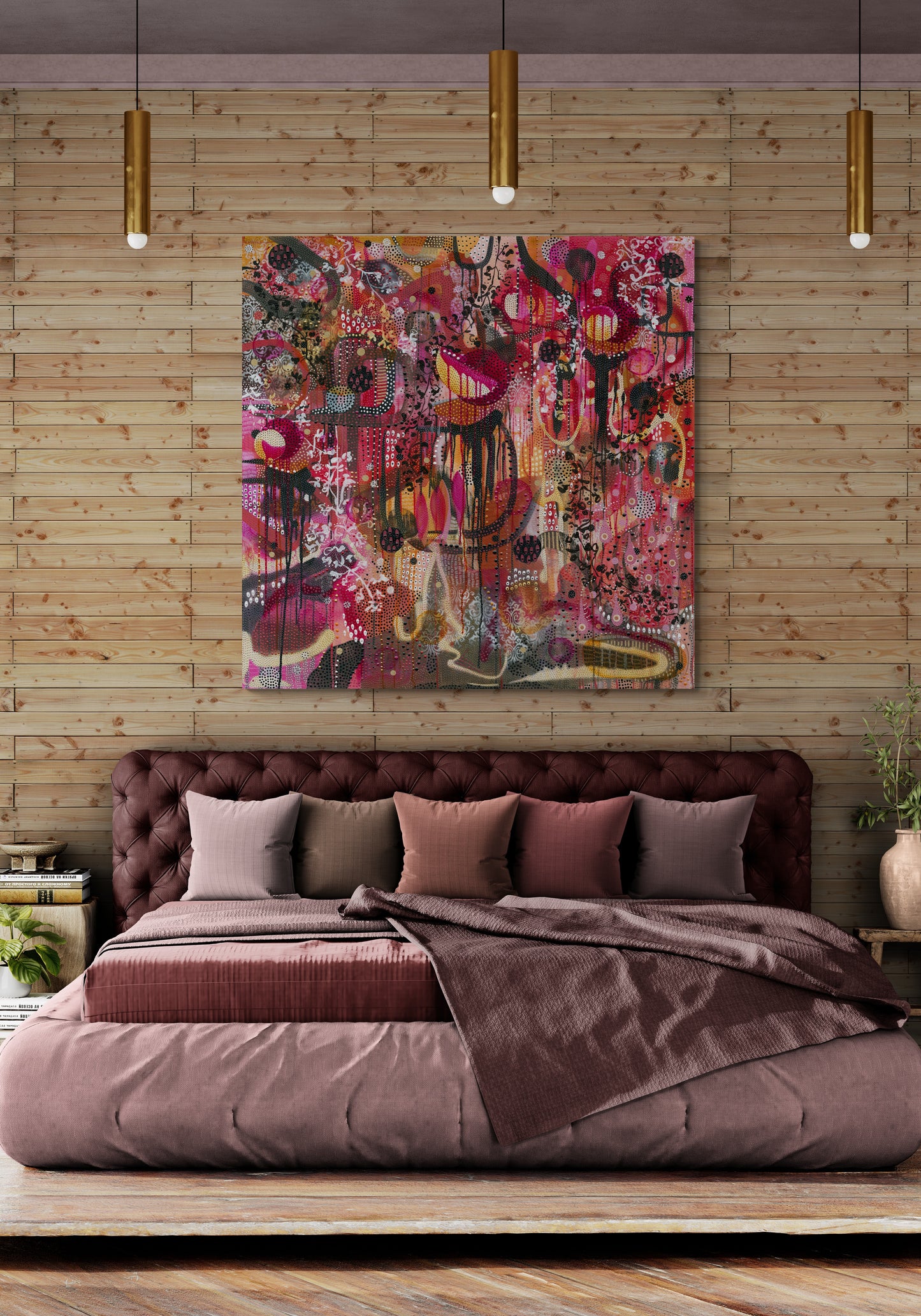 "Bloomberry Morning" Canvas