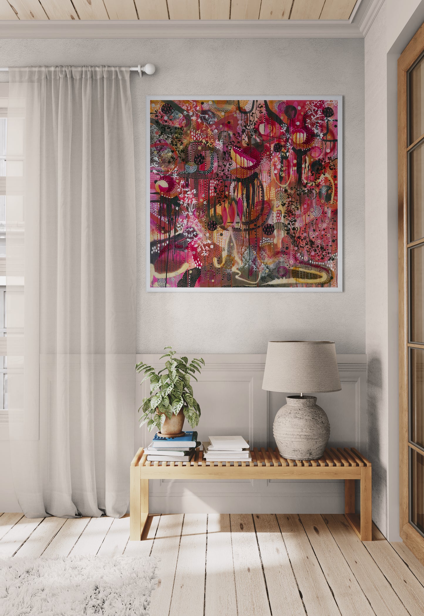 "Bloomberry Morning" Canvas