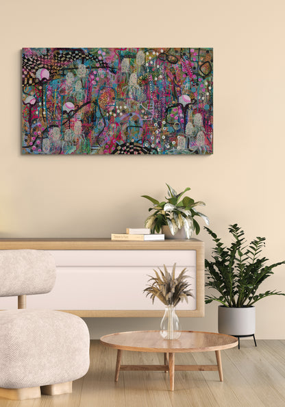 Evening Glitter Bloom
