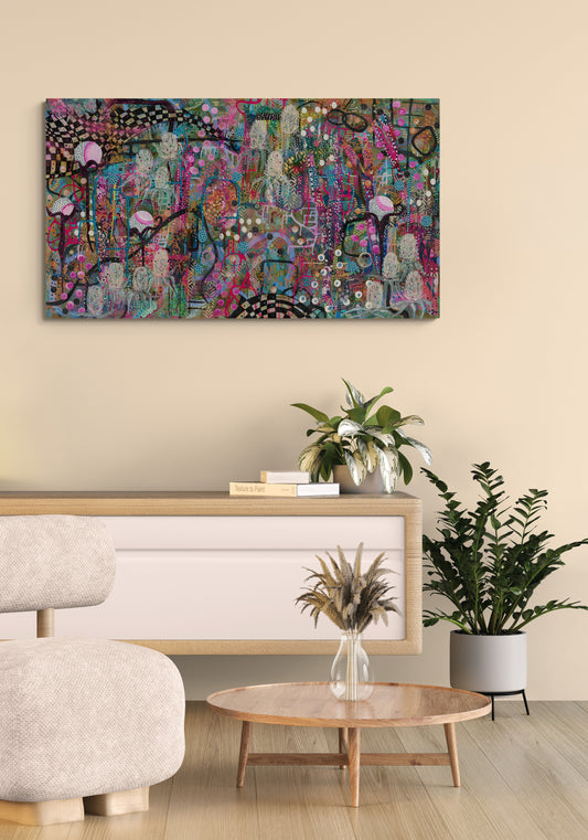 Evening Glitter Bloom