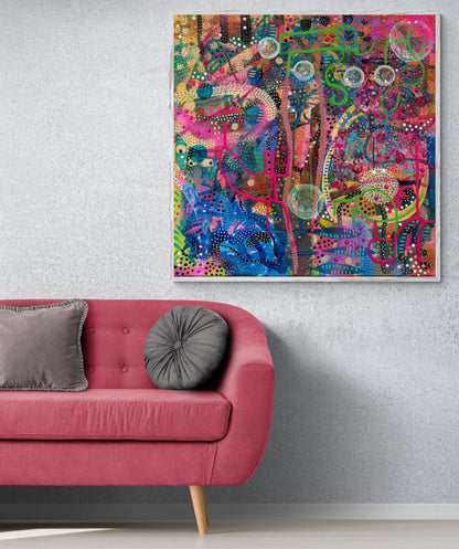 "Lullaby Lakes and Sleeping Giants" Canvas