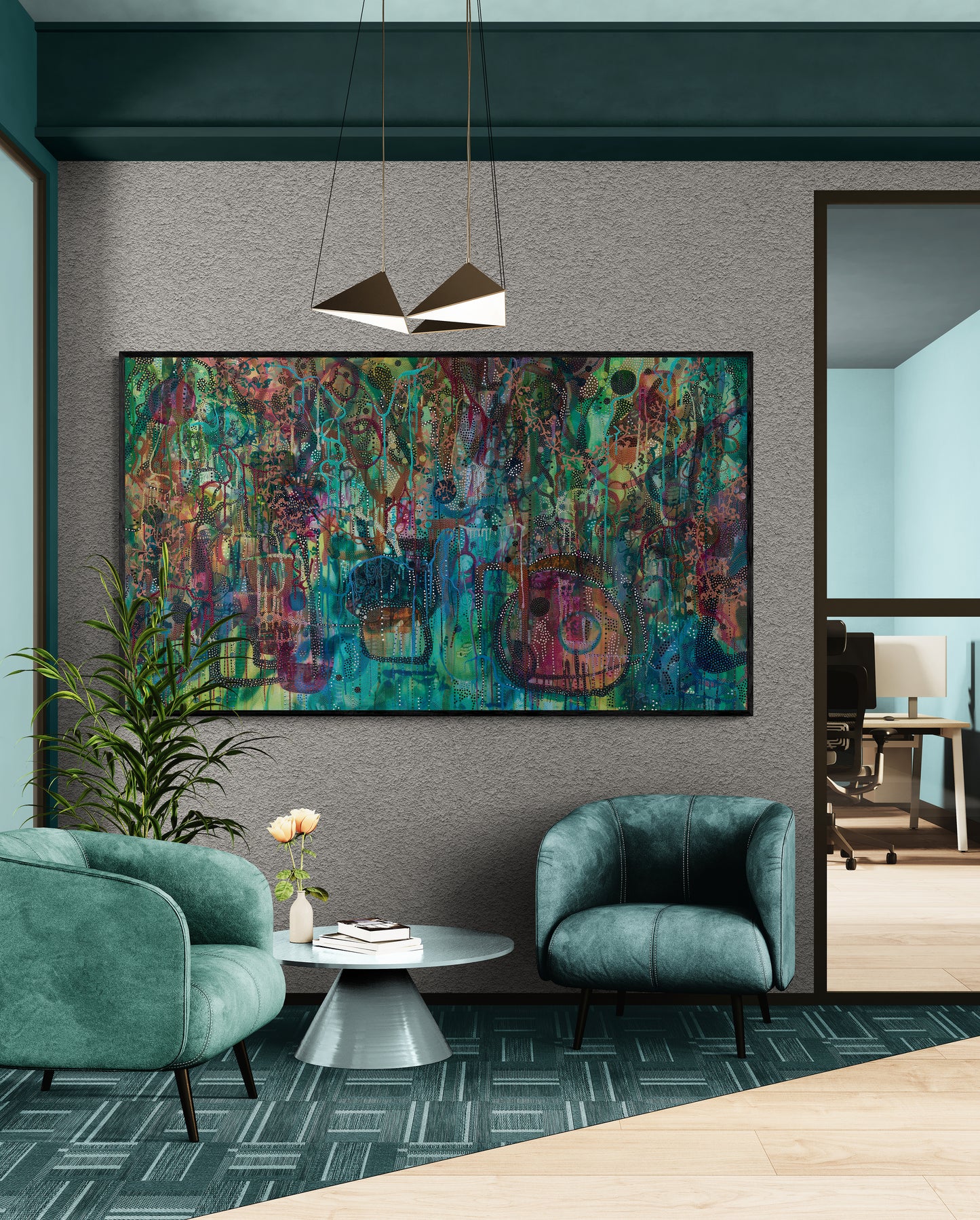 "Where We Meet" Canvas