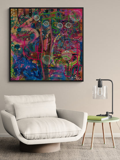 "Lullaby Lakes and Sleeping Giants" Canvas